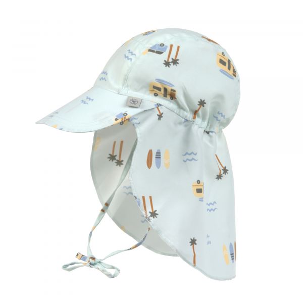 Lassig LSF Sun Protection Flap Hat - Camper sea foam