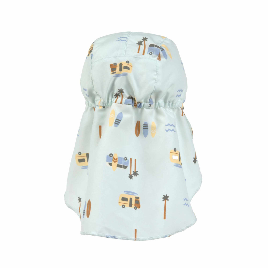 Lassig LSF Sun Protection Flap Hat - Camper sea foam