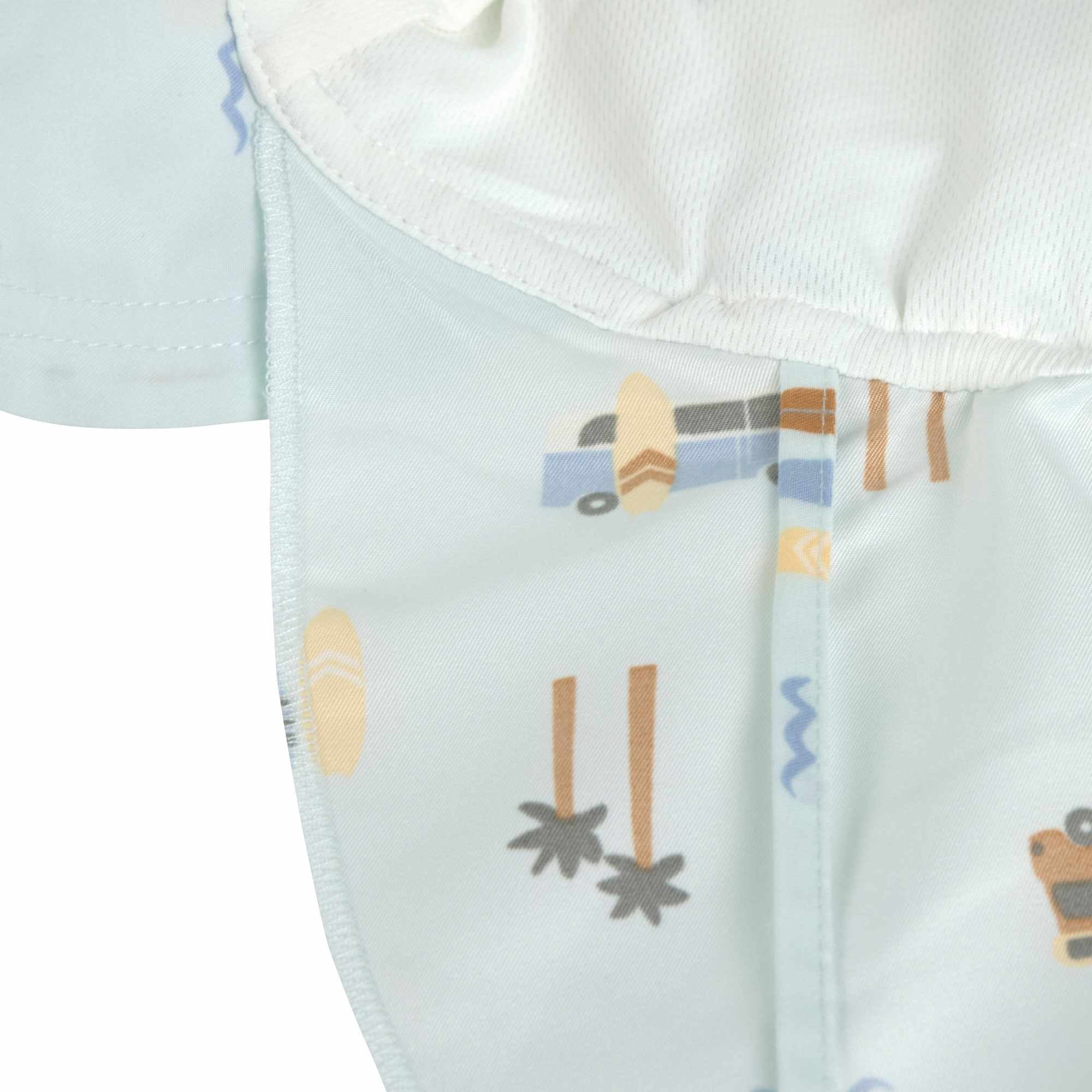 Lassig LSF Sun Protection Flap Hat - Camper sea foam