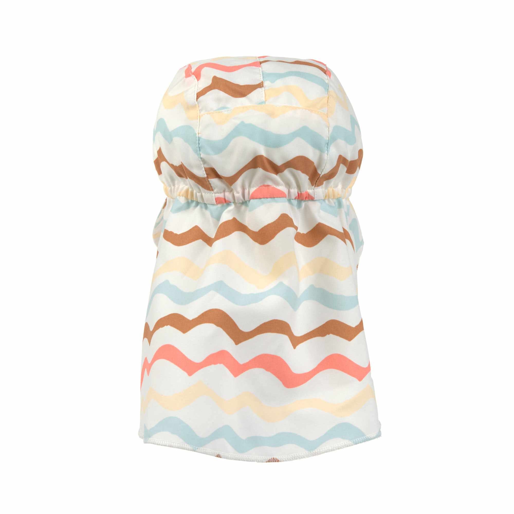 Lassig LSF Sun Protection Flap Hat - Waves sea salt