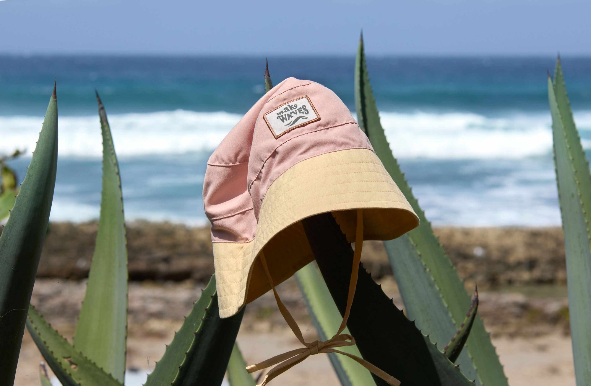 Lassig LSF Sun Protection Fishing Hat - vanilla/peach