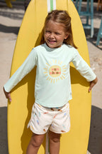 Lassig LSF Long Sleeve Rashguard - Sunshine sea foam