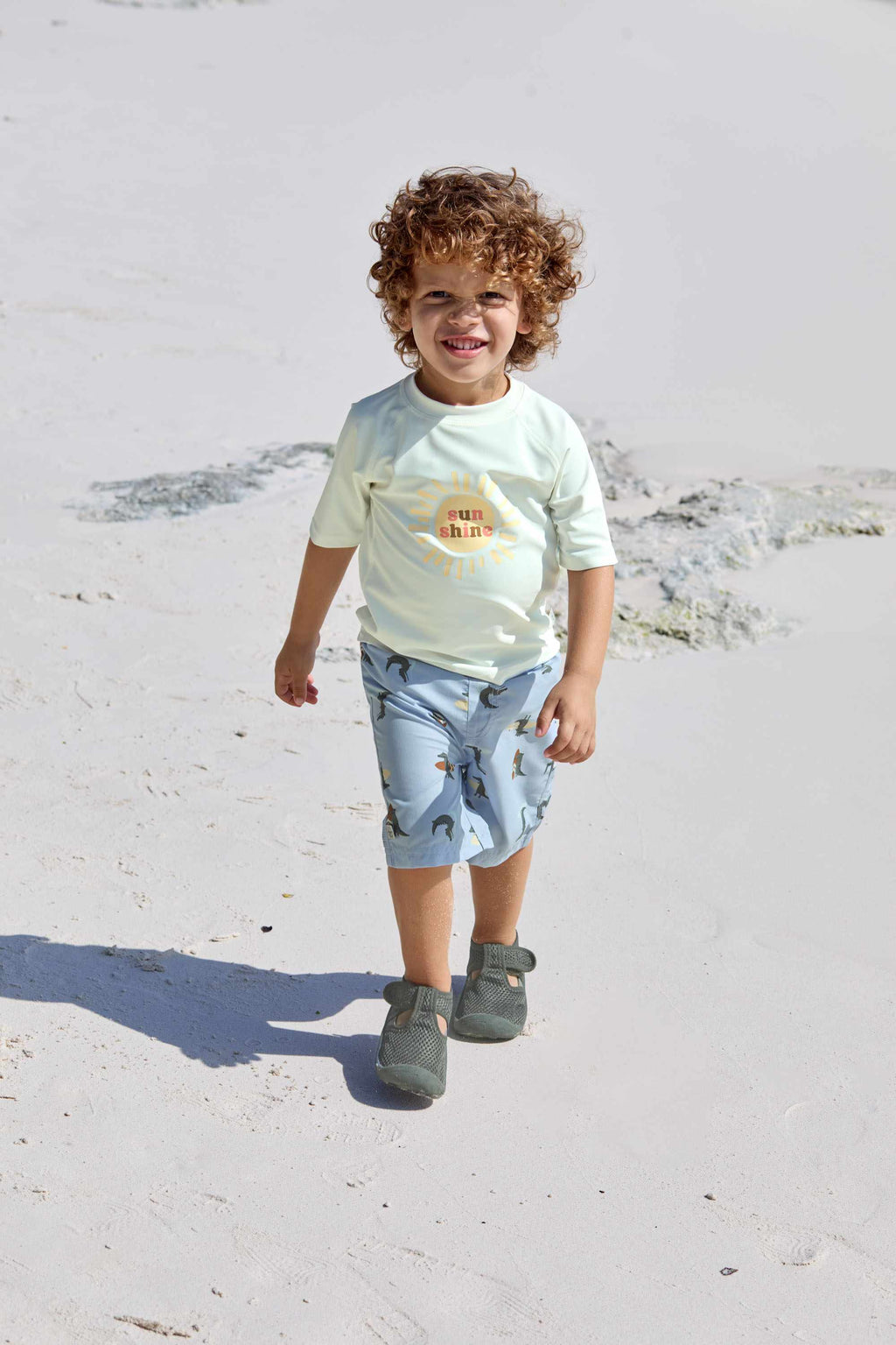 Lassig LSF Long Sleeve Rashguard - Sunshine sea foam