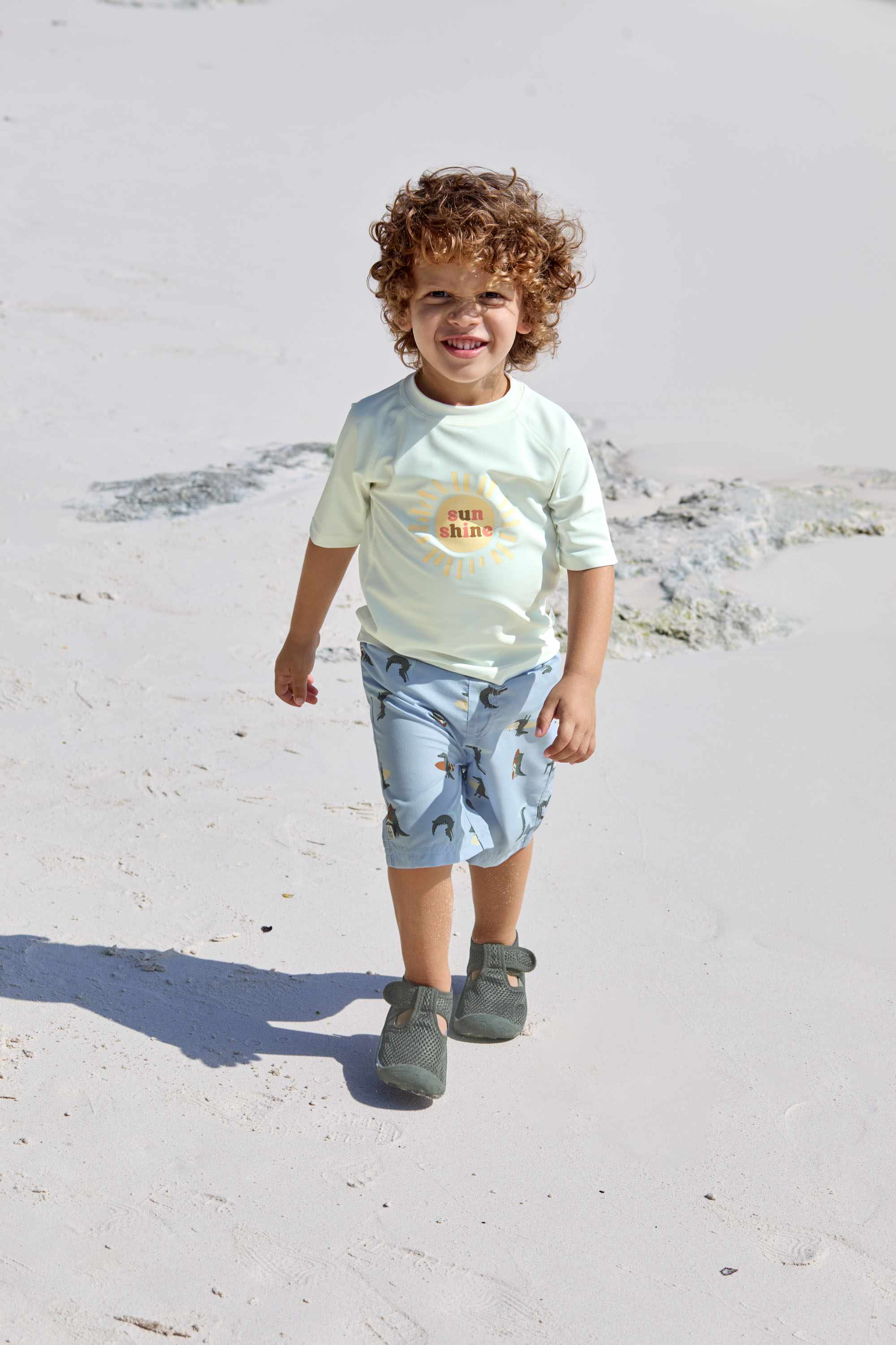 Lassig LSF Long Sleeve Rashguard - Sunshine sea foam