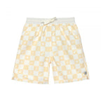 Lassig LSF Board Shorts Kids - Check Pattern vanilla/sea salt
