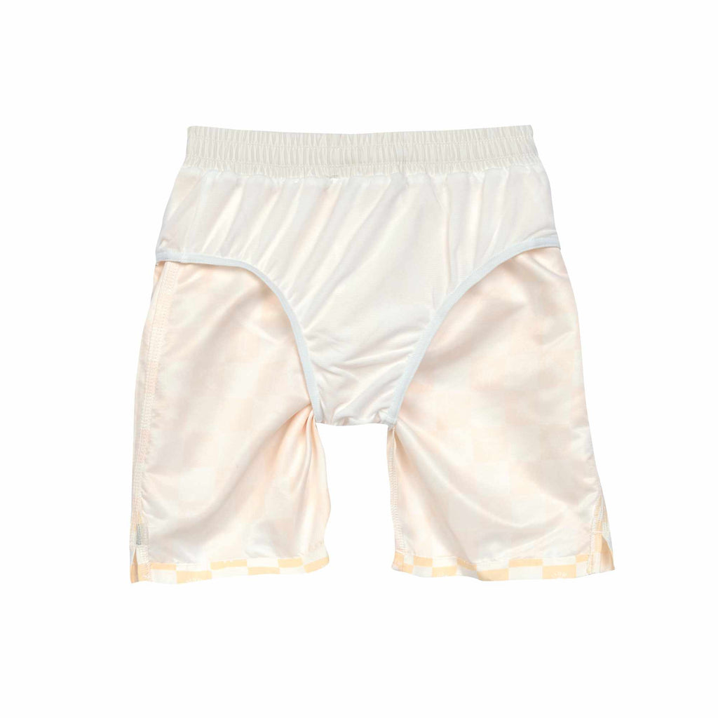 Lassig LSF Board Shorts Kids - Check Pattern vanilla/sea salt