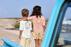 Lassig LSF Board Shorts Kids - Check Pattern vanilla/sea salt