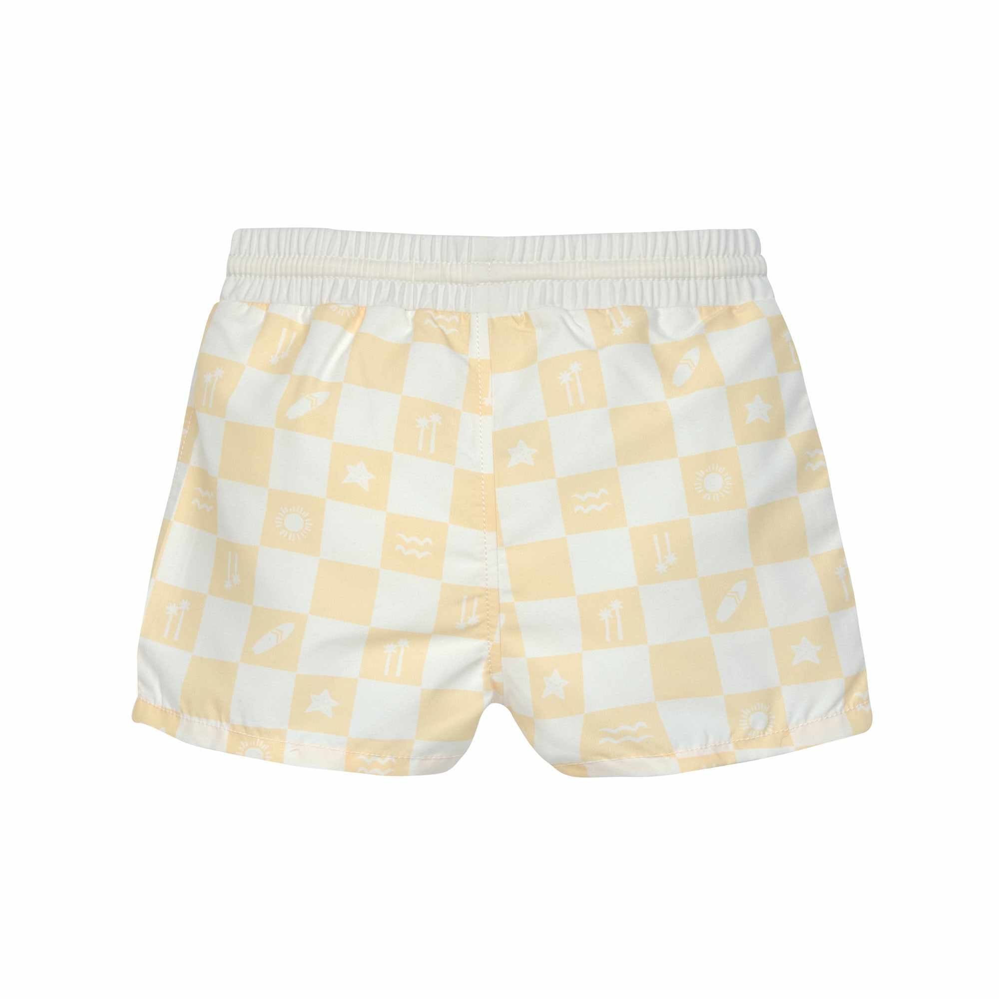 Lassig LSF Boardie Shorts - Check Pattern vanilla/sea salt