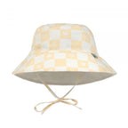 Lassig LSF Sun Protection Bucket Hat - Check Pattern vanilla/sea salt