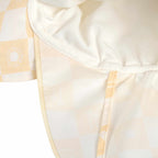 Lassig LSF Sun Protection Flap Hat - Check pattern vanilla/sea salt