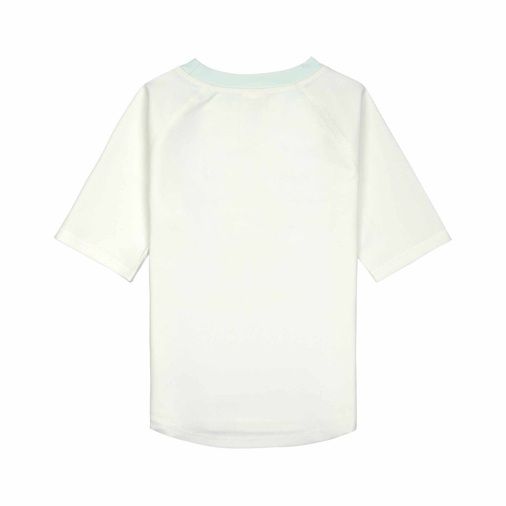 Lassig LSF Short Sleeve Rashguard - Make Waves sea salt