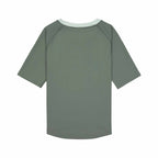 Lassig LSF Short Sleeve Rashguard - Make Waves deep olive