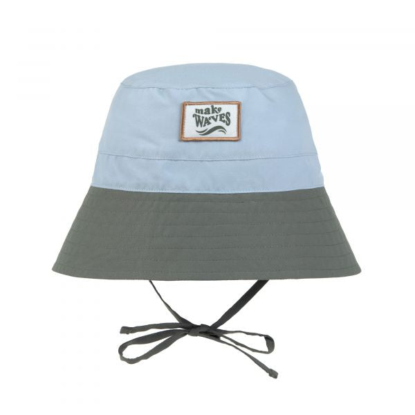 Lassig LSF Sun Protection Fishing Hat - sky blue/deep olive