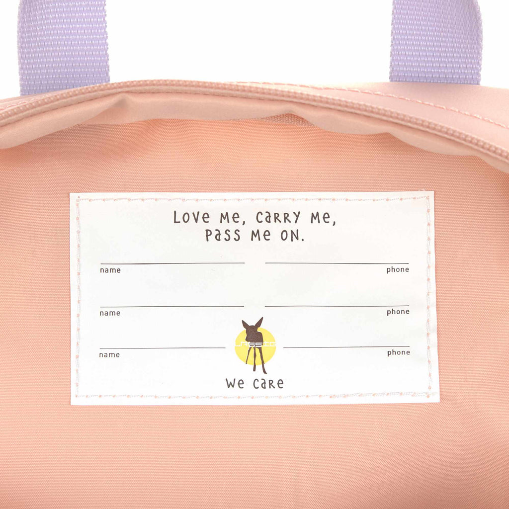 Lassig Mini Square Backpack Little Gang - Cherry Peach