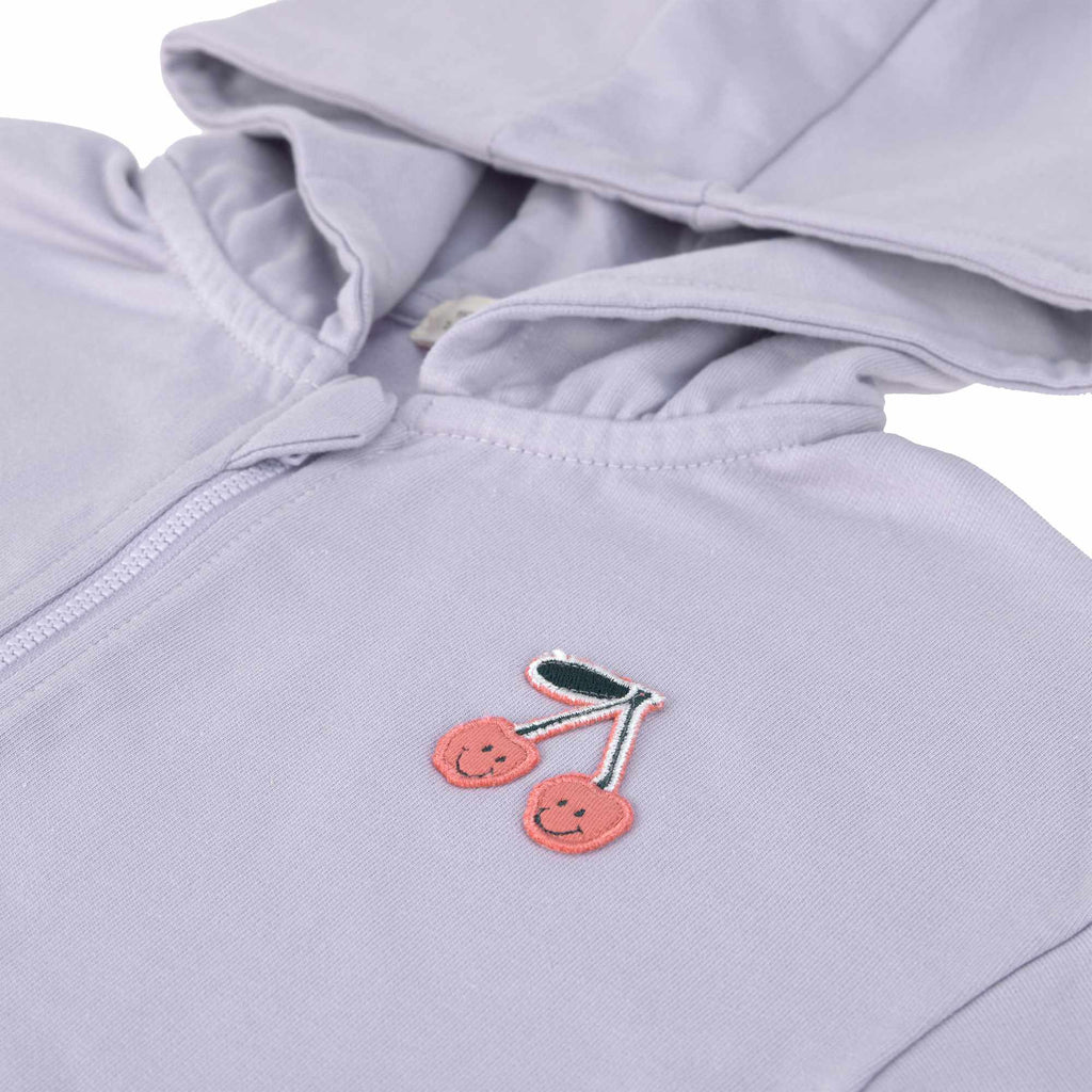 Lassig Sweat Jacket GOTS - pastel lilac
