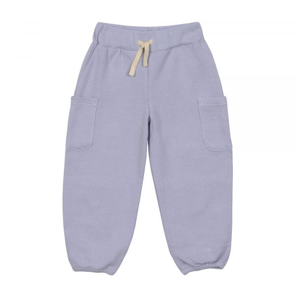 Lassig Cargo Pants Waffle GOTS - pastel lilac
