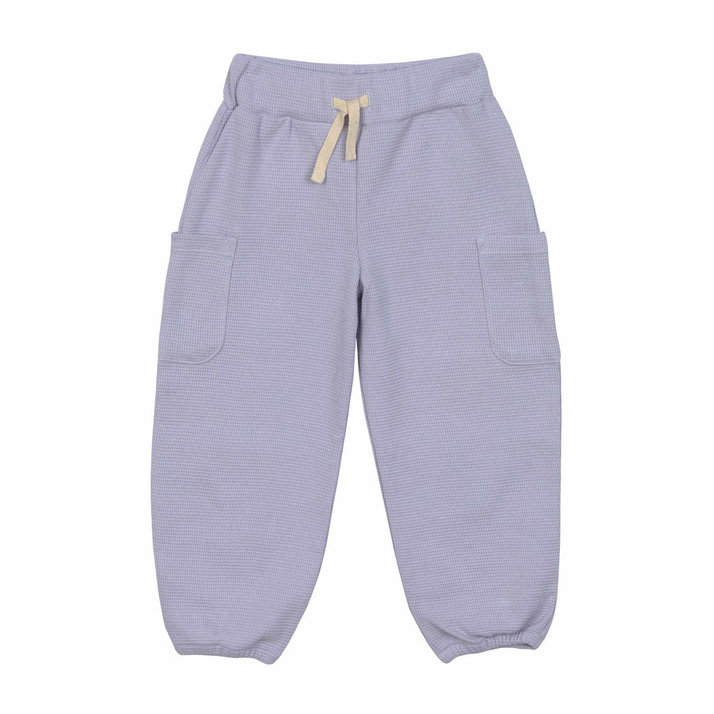 Lassig Cargo Pants Waffle GOTS - pastel lilac