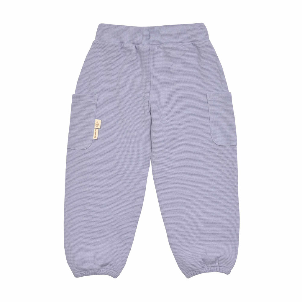 Lassig Cargo Pants Waffle GOTS - pastel lilac