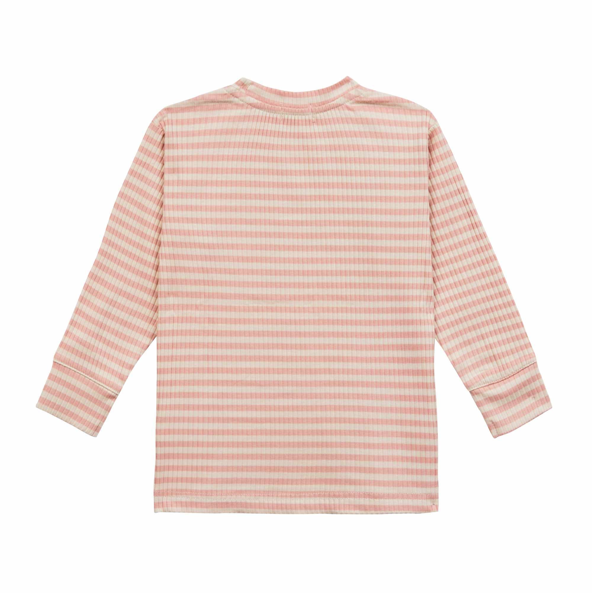 Lassig Long Sleeve Shirt Ribbed - Cherry peach