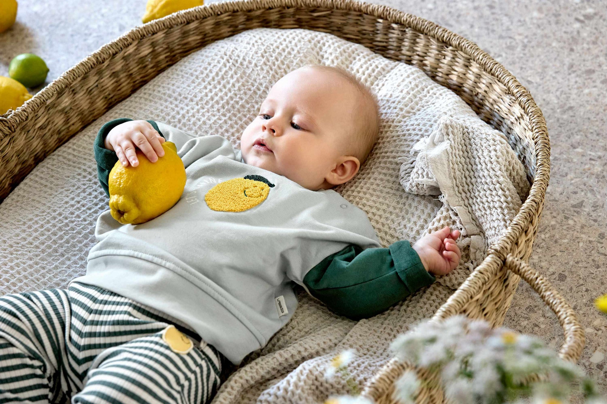 Lassig Kids Sweater GOTS - Lemon