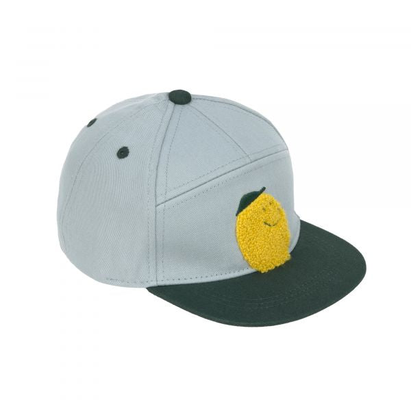 Lassig Kids Skater Cap - Lemon light blue/dark green