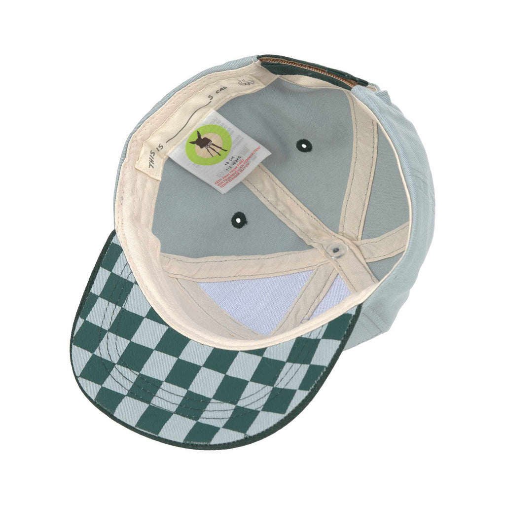 Lassig Kids Skater Cap - Lemon light blue/dark green