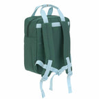 Lassig Mini Square Backpack Little Gang - Lemon dark green