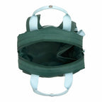 Lassig Mini Square Backpack Little Gang - Lemon dark green