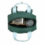 Lassig Mini Square Backpack Little Gang - Lemon dark green