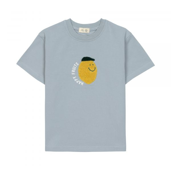 Lassig T-Shirt Jersey GOTS - Lemon light blue