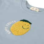 Lassig T-Shirt Jersey GOTS - Lemon light blue