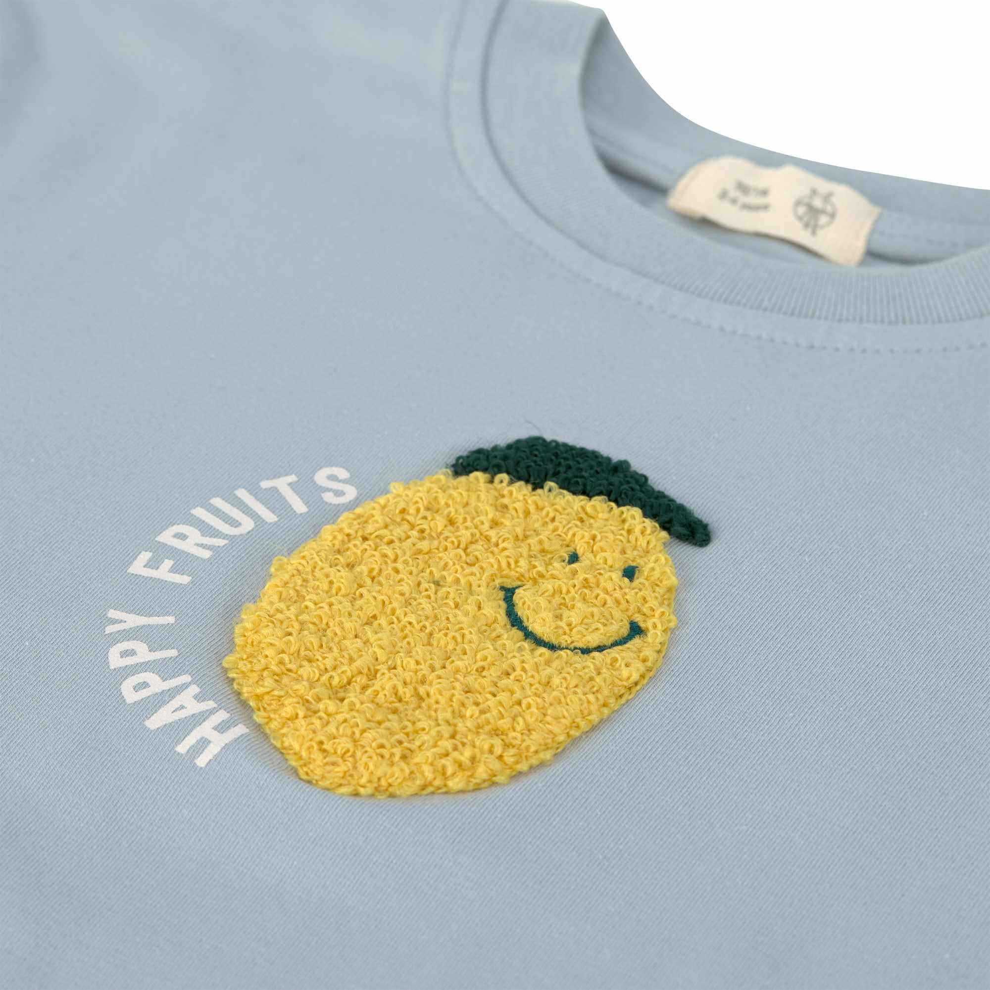 Lassig T-Shirt Jersey GOTS - Lemon light blue