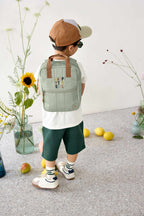 Lassig Shorts Waffle GOTS - dark green