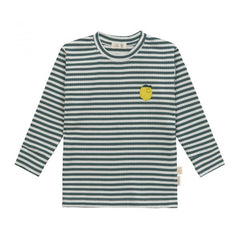 Lassig Long Sleeve Shirt Ribbed - Lemon dark green