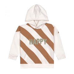 Lassig Kids Hoodie GOTS - Happy milky/caramel