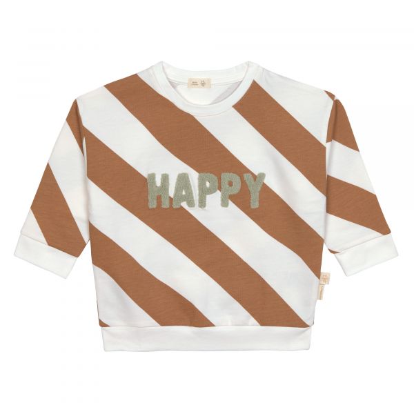 Lassig Kids Sweater GOTS - Happy milky/caramel