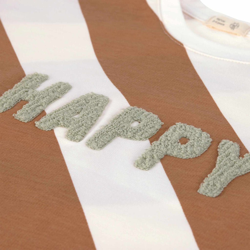 Lassig Kids Sweater GOTS - Happy milky/caramel