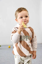Lassig Kids Sweater GOTS - Happy milky/caramel