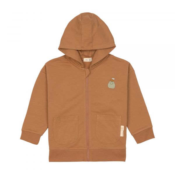 Lassig Sweat Jacket GOTS - caramel