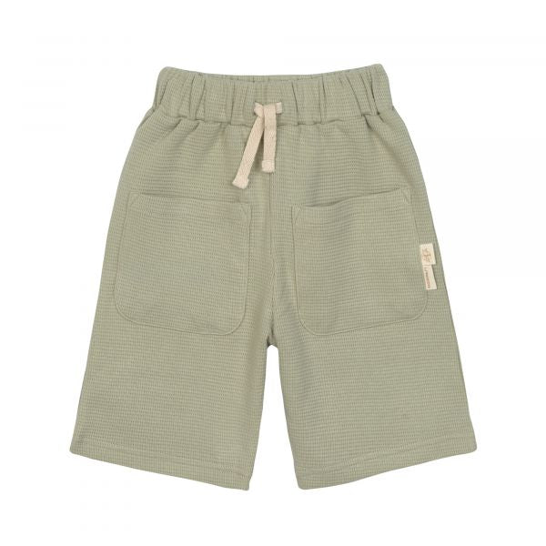 Lassig Shorts Waffle GOTS - light khaki
