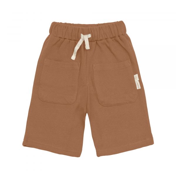 Lassig Shorts Waffle GOTS - caramel