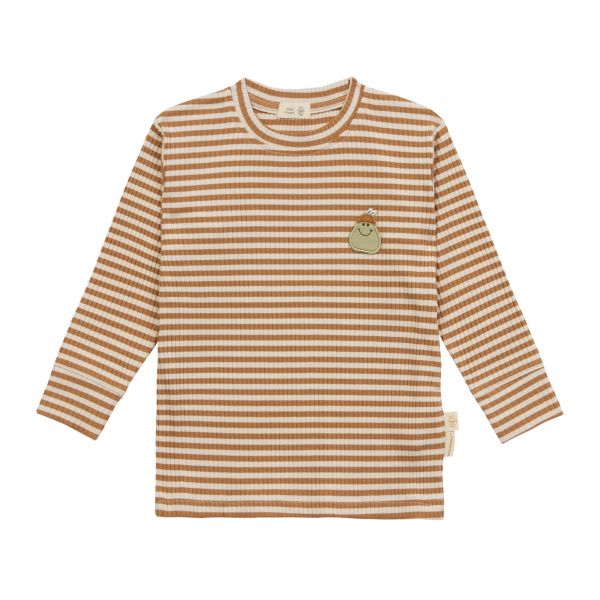 Lassig Long Sleeve Shirt Ribbed -  Pear caramel