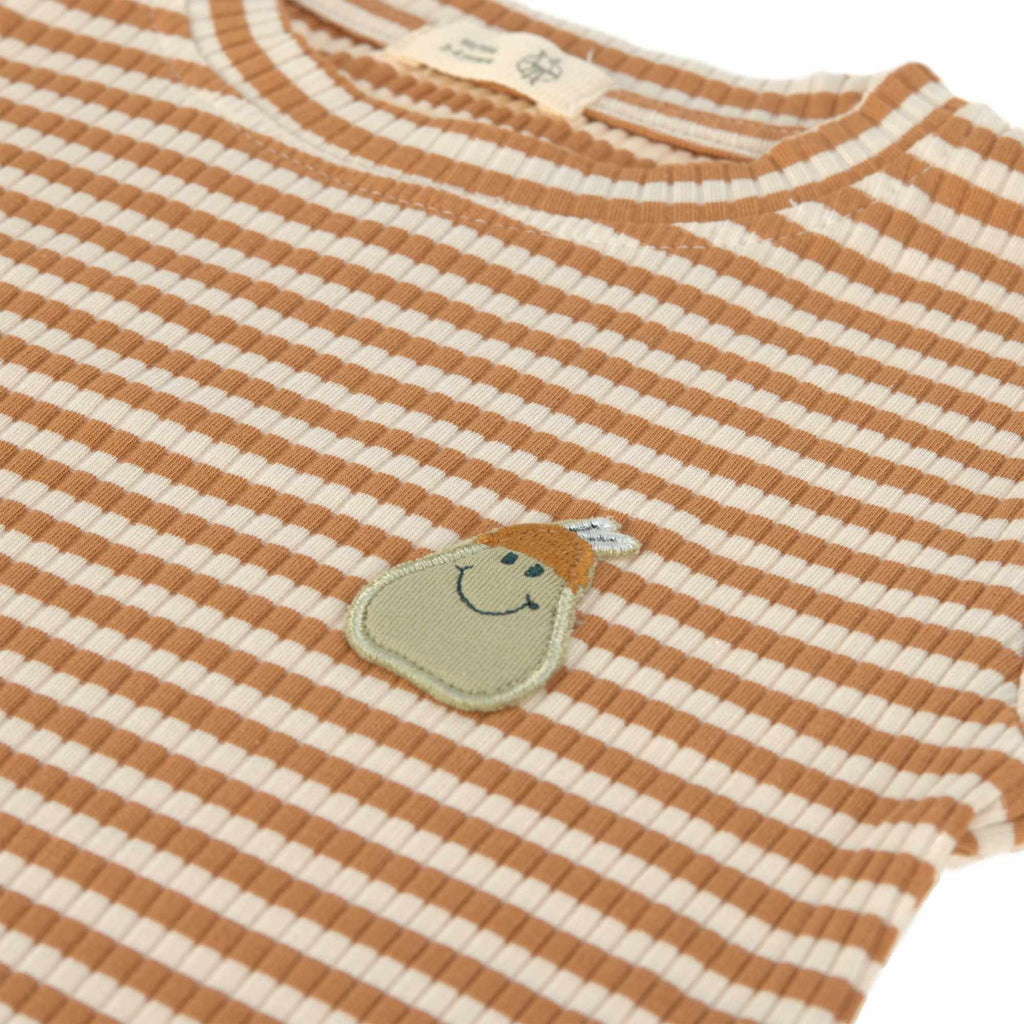 Lassig Long Sleeve Shirt Ribbed -  Pear caramel