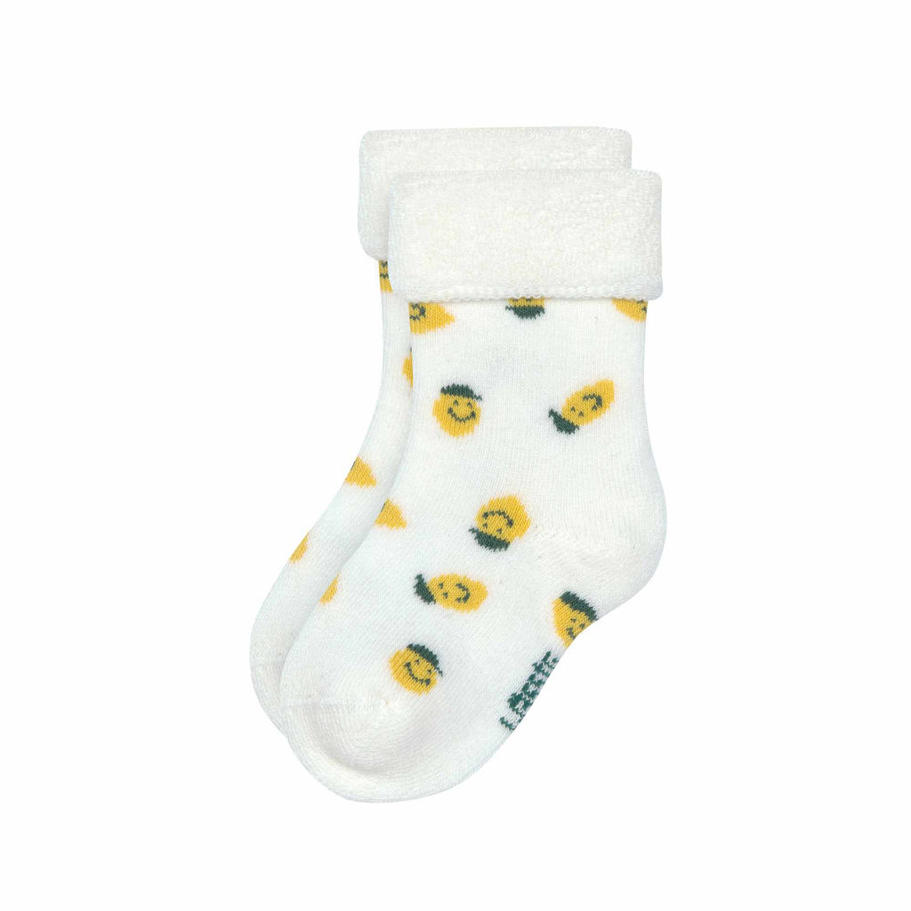 Lassig Terry Socks GOTS 3 pcs -  assorted Lemon light blue