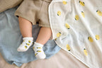 Lassig Terry Socks GOTS 3 pcs -  assorted Lemon light blue