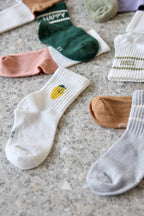Lassig Tennis Socks 3 pcs GOTS - Lemon