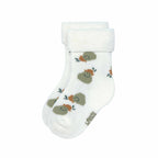 Lassig Terry Socks GOTS 3 pcs - assorted Pear light khaki