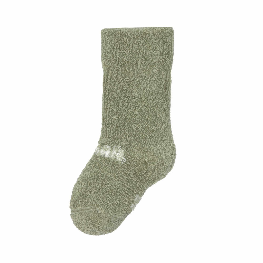 Lassig Terry Socks GOTS 3 pcs - assorted Pear light khaki