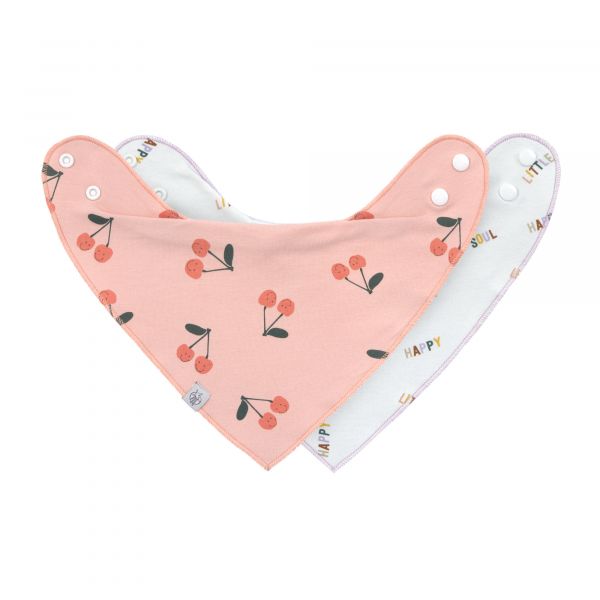 Lassig Bandana/cowl-neck 2 pcs  - Happy Fruits Cherry