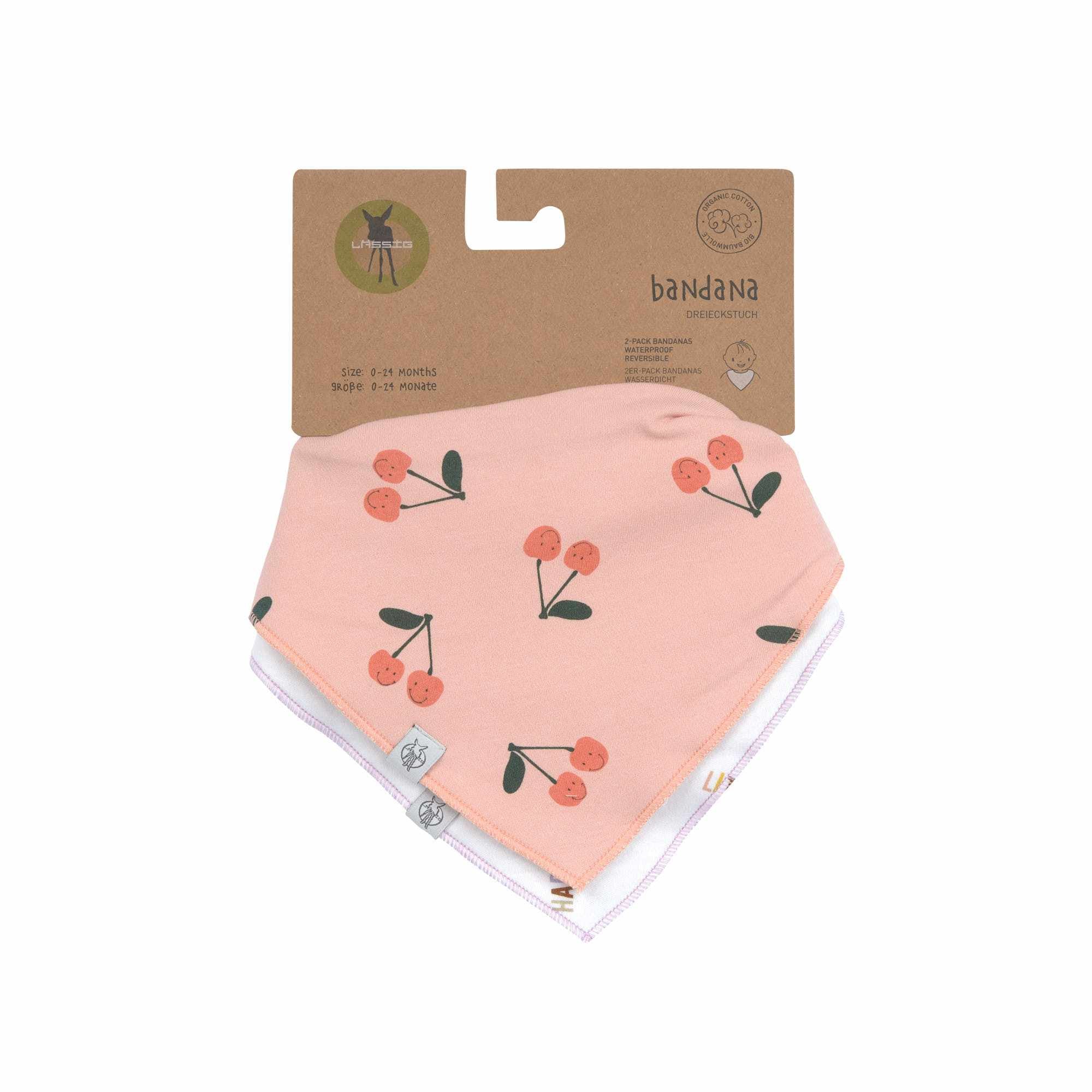 Lassig Bandana/cowl-neck 2 pcs  - Happy Fruits Cherry